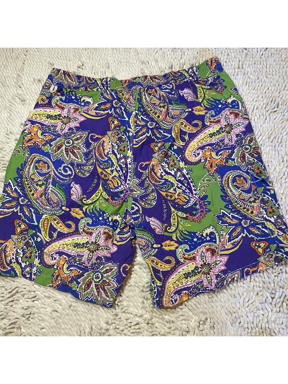 Polo Ralph Lauren Swim Trunks Mens Large Floral Board Shorts Hawaiian Tropical - Picture 3 of 6